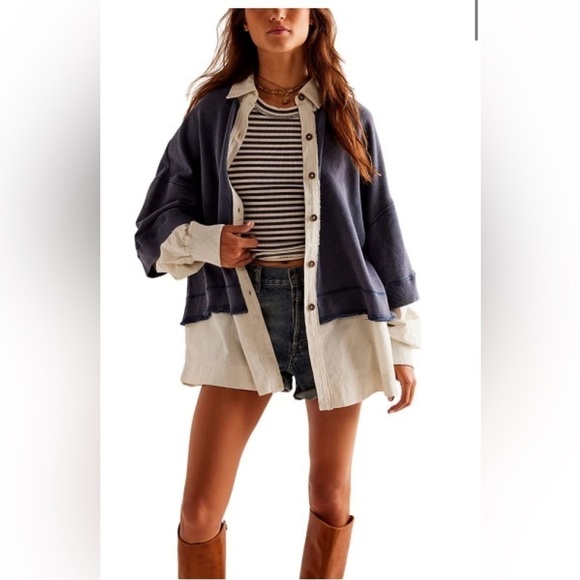 Free People Rebel Rebel Twofer Jacket - Picture 8 of 8